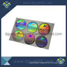 Custom Printing Hologram Laser Rainbow Color Stickers